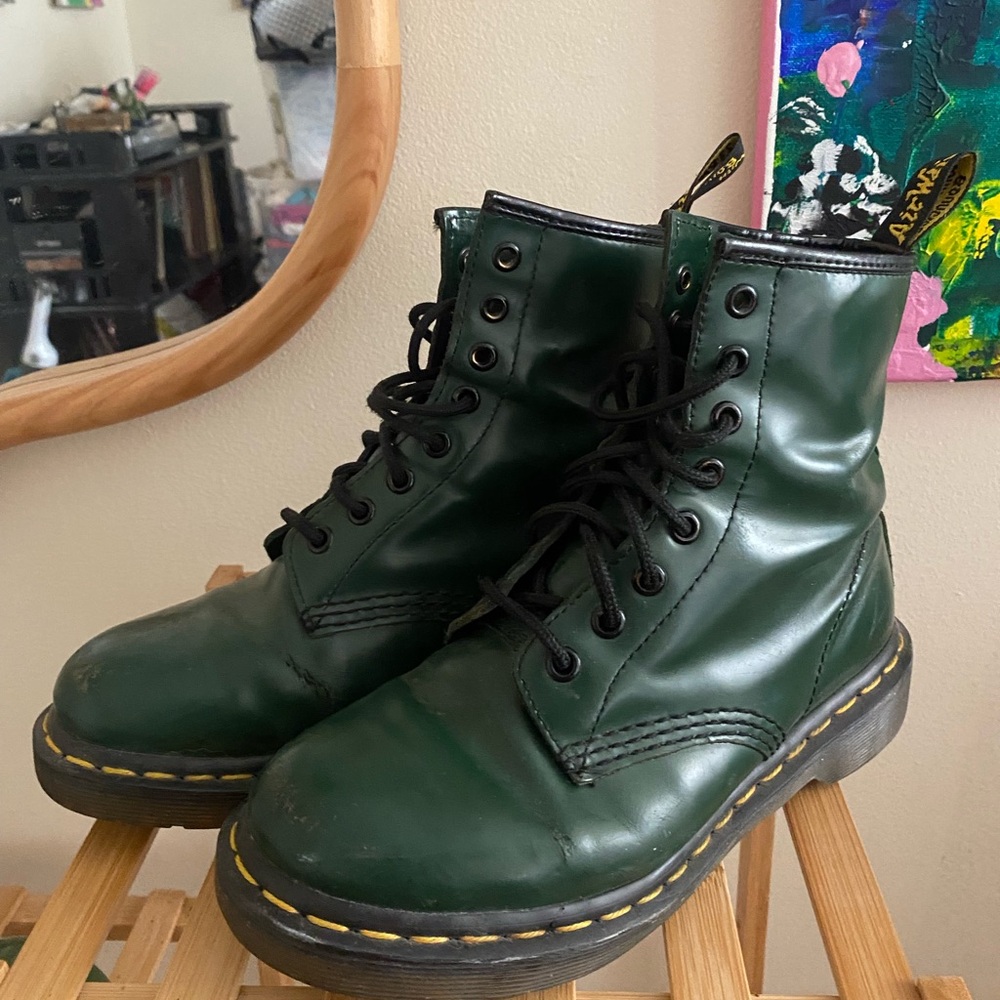 Doc Martens in Green, Women’s Size 6